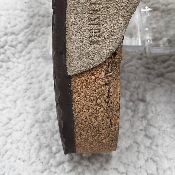 Birkenstock Boston Suede Taupe Slip-ons clogs Soft footbed s size 46 US 13-13.5 - Picture 7 of 7